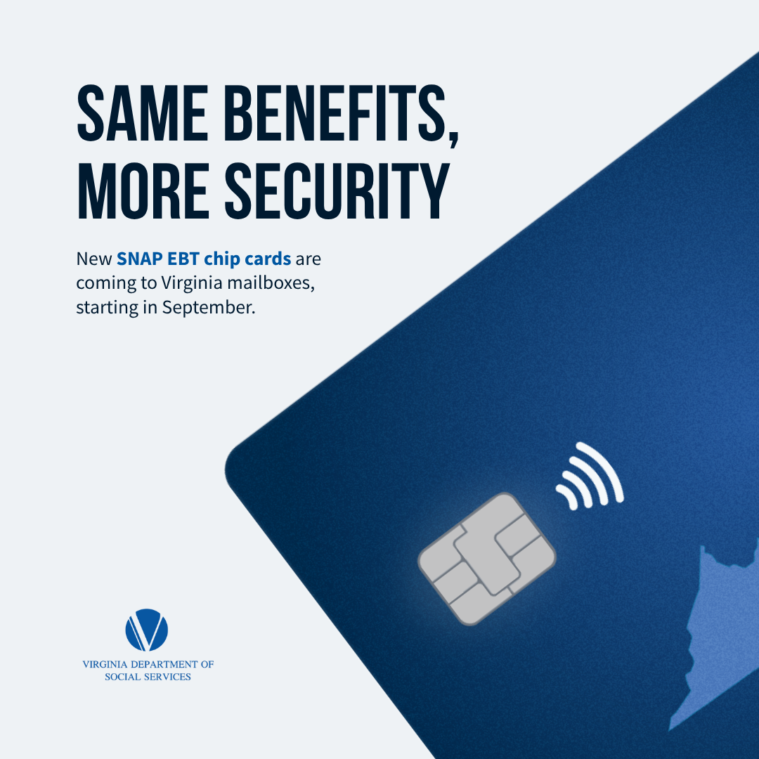 A banner image showing a blue chip card. Heading reads 